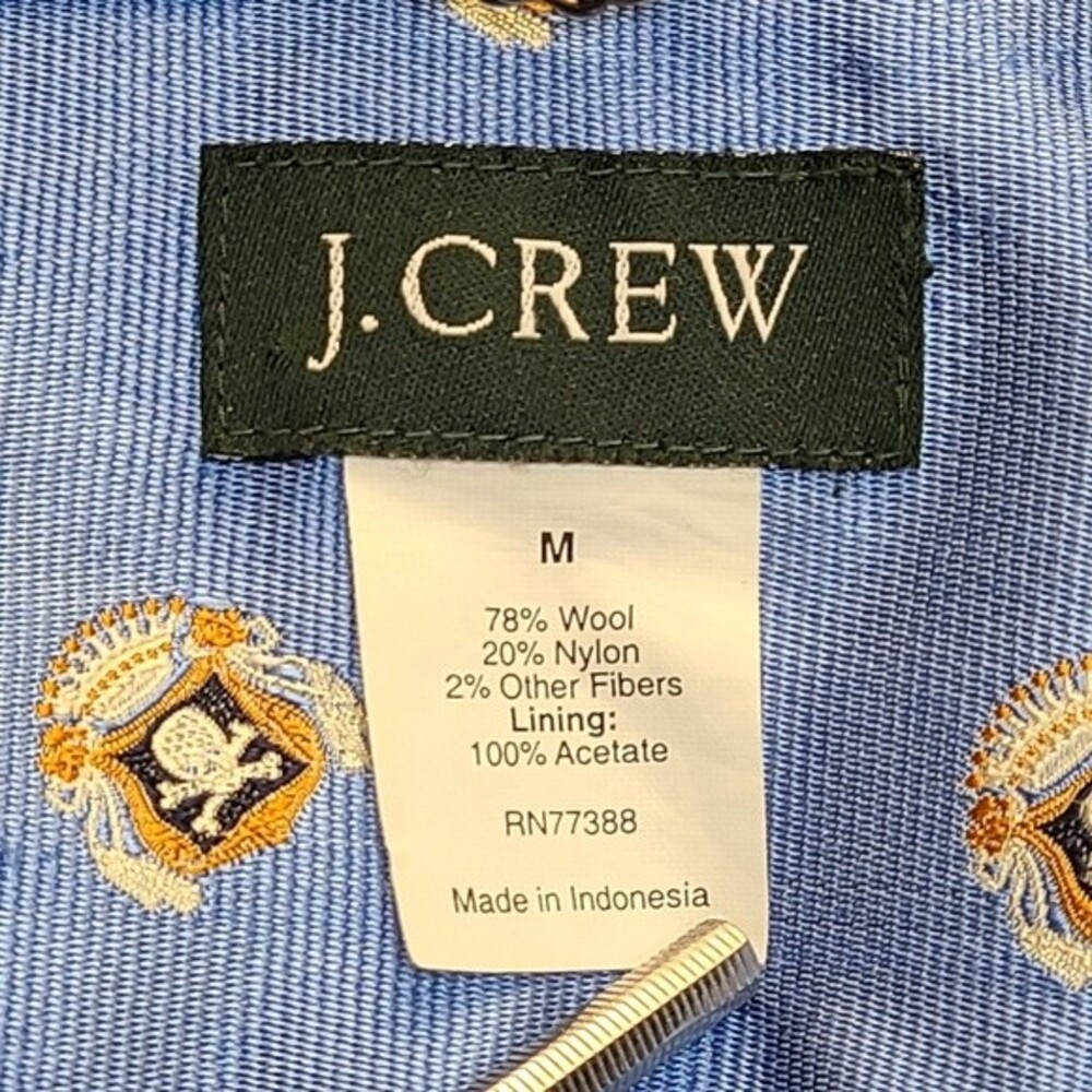 J. Crew Grey Double Breasted Woolblend Peacoat M - Picture 14 of 16